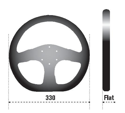 Sparco L360 Ring Suede Black Steering Wheel - Part Number 015TRGS1TUV