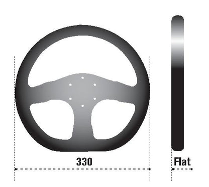 Sparco L360 Leather Black Steering Wheel Ring - Enhance Your Driving Experience