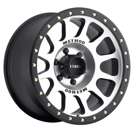 Method Wheels MR305 NV 18x9 Inch Street Loc Wheel with 6x5.5 Bolt Pattern and Polished Finish