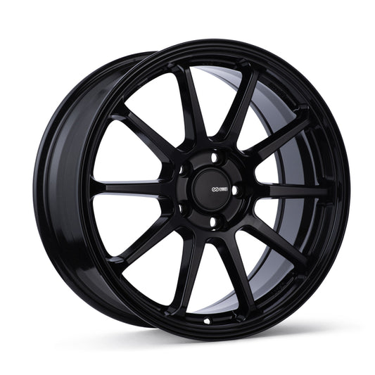 Enkei PX-10 17x7.5 Black Cast Wheel with 5x100 Bolt Pattern and 45mm Offset