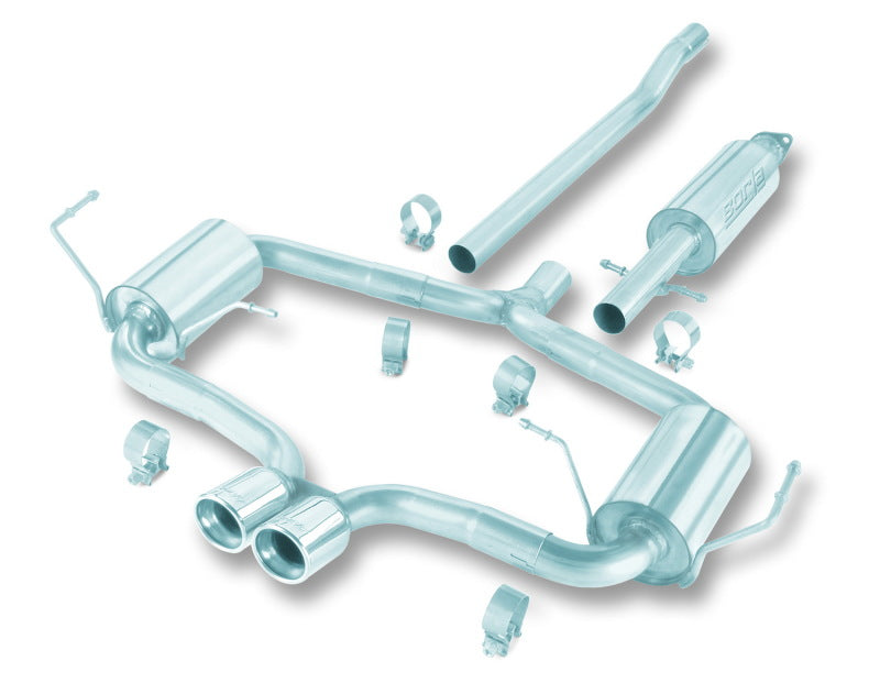 Borla S-Type Cat-Back Exhaust System for 2004-2009 Mini Cooper S Hatchback and Convertible