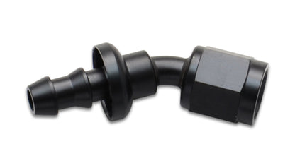 Vibrant Push-On 30 Degree Hose End Elbow Fitting -10AN | Durable Aluminum for Automotive Applications