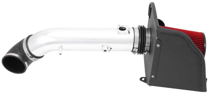 Spectre 11-13 GM 2500HD/3500HD V8-6.0L F/I Air Intake Kit with Red Filter and Polished Aluminum Tubing