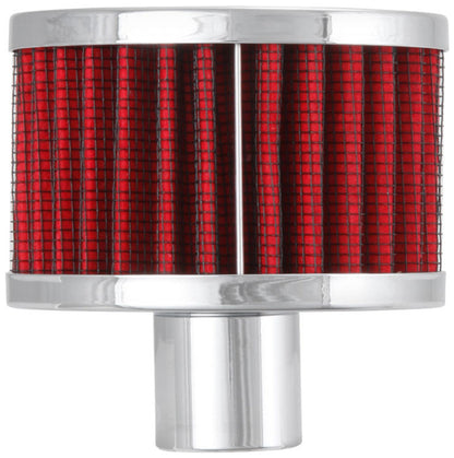 K&N Engineering 62-1170 1-Inch Crankcase Vent Filter with Chrome Finish