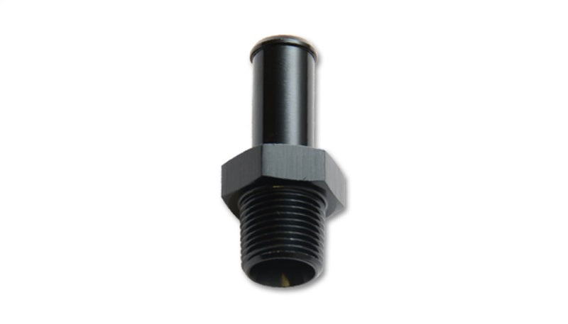 Vibrant 3/8 NPT to 3/8 Barb Straight Fitting – Lightweight Aluminum Adapter for Automotive Applications