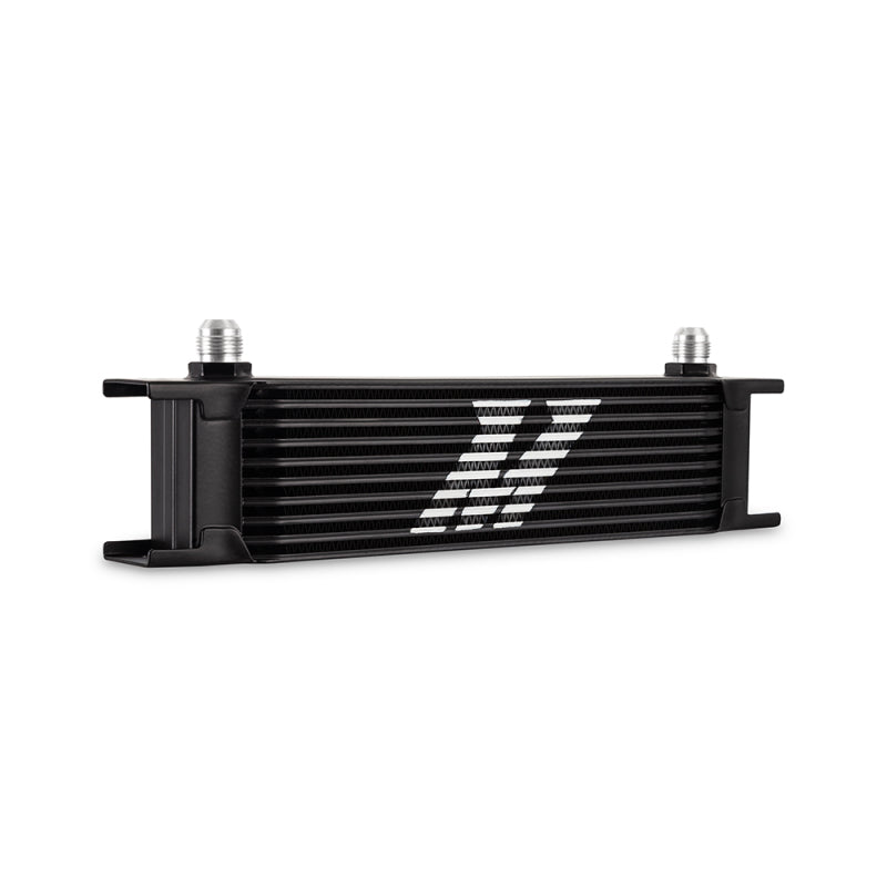 Mishimoto Universal -8AN 10 Row Oil Cooler - Black for Engine and Transmission Temperature Control