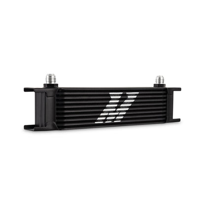 Mishimoto Universal -8AN 10 Row Oil Cooler - Black for Engine and Transmission Temperature Control