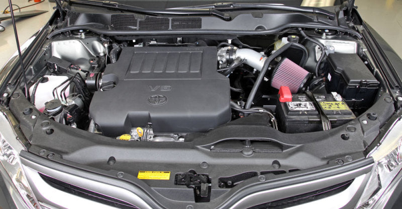 K&N Engineering 69-8611TS Silver Typhoon Short Ram Intake for Toyota Camry V6 3.5L