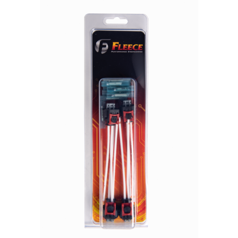 Fleece Performance 17-22 GM Duramax L5P Fuel Injector Connector Kit with Pigtail (4 Pack)