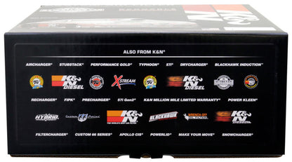 K&N Engineering Round Air Filter Assembly 60-1300 – High-Flow Custom Air Cleaner for Automotive Engines