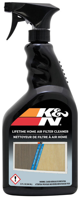 K&N HVAC Filter Cleaner Part 99-6010 – 32 oz Pump Spray for Efficient Air Filter Maintenance