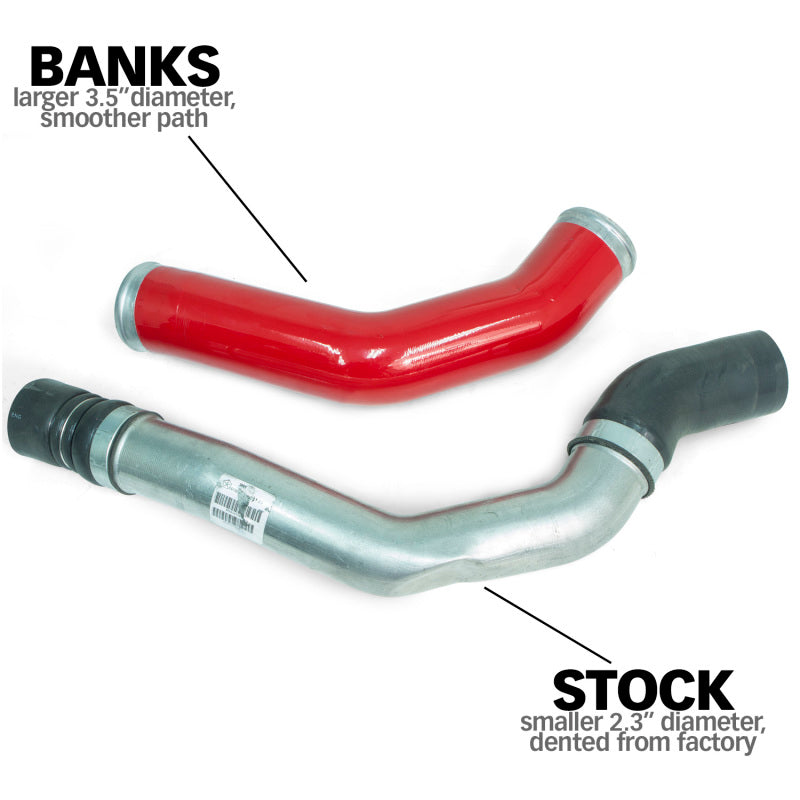 Banks Power 13-18 Ram 6.7L Diesel Boost Tube System - Driver Side with Silicone Couplers