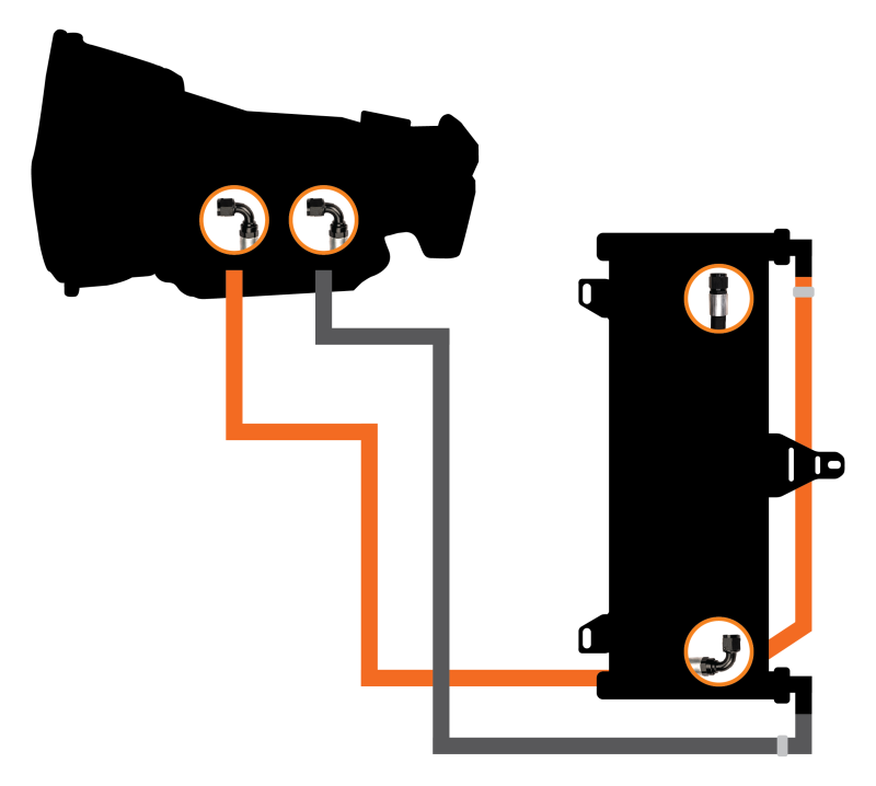 Fleece Performance Transmission Cooler & Line Kit for 1994-2002 Dodge Ram 2500/3500 Cummins