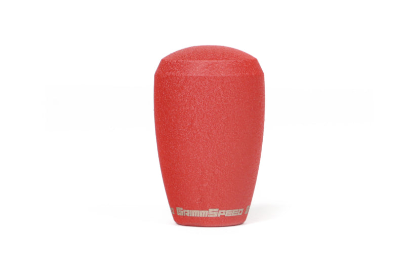 GrimmSpeed Stainless Steel Shift Knob for Subaru 5 & 6 Speed Manual Transmission - Red