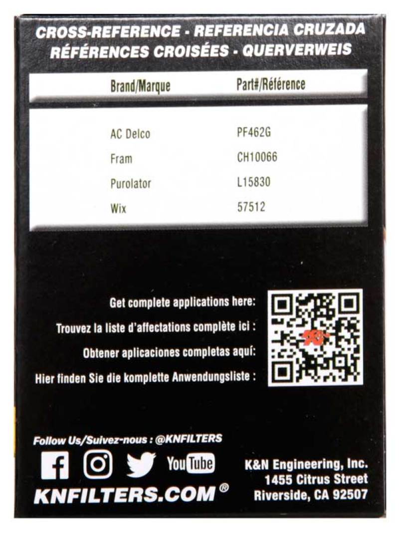 K&N Engineering HP-7024 Performance Oil Filter for 2007-2015 Mini Cooper L4 1.6L
