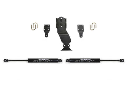 Fabtech FTS22302 Stealth Dual Steering Stabilizer Kit for 2017 Ford Super Duty 4WD