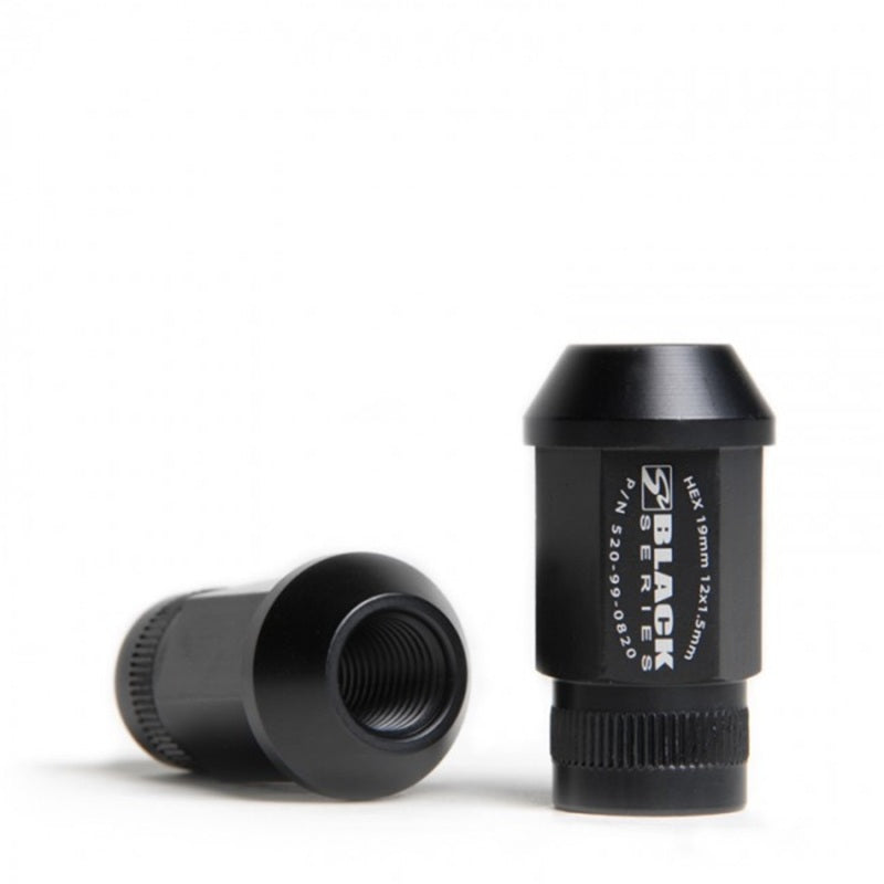 Skunk2 Racing 12 x 1.5 Forged Lug Nut Set (Black Series) for Honda, Acura, Mitsubishi, Scion, and Toyota