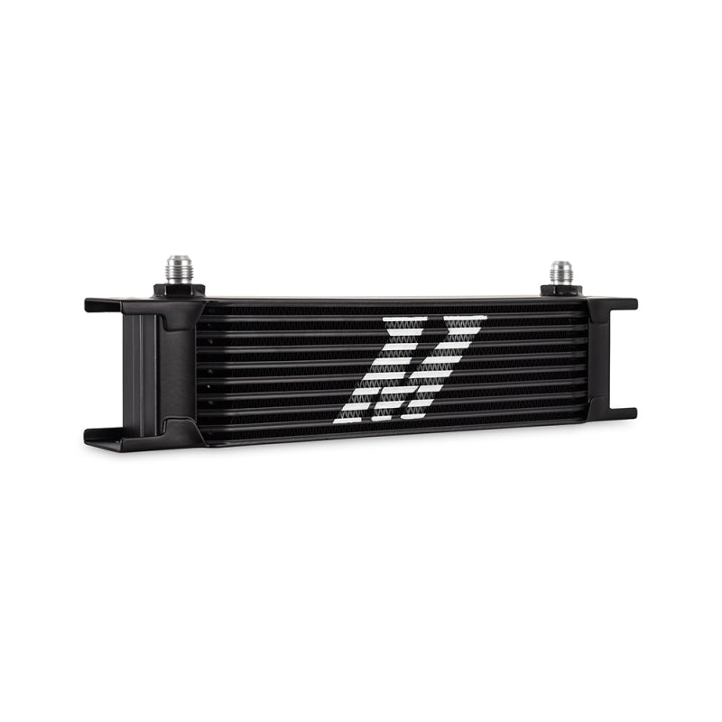 Mishimoto Universal 10-Row Oil Cooler with -6AN Fittings - Black
