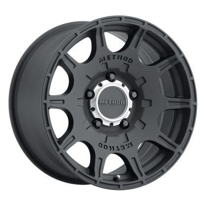 Method MR308 Roost 17x8.5 Inch Matte Black Off-Road Wheel with 5x5 Bolt Pattern and 71.5mm Center Bore