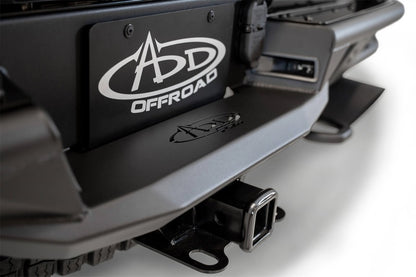 Addictive Desert Designs 2021-2023 Ram 1500 TRX PRO Bolt-On Rear Bumper with Sensors in Hammer Black