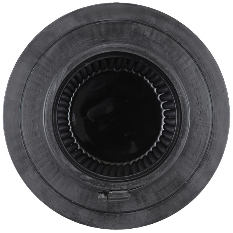 K&N Engineering RU-5283HBK Black Universal Air Filter – 4.5 inch Flange ID x 8 inch Base OD x 6.625 inch Top OD, Round Tapered Design
