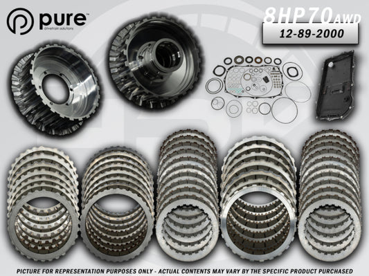 Pure Drivetrain Solutions 8HP70 Stage 2 High Performance Transmission Hard Parts Kit for AWD Vehicles