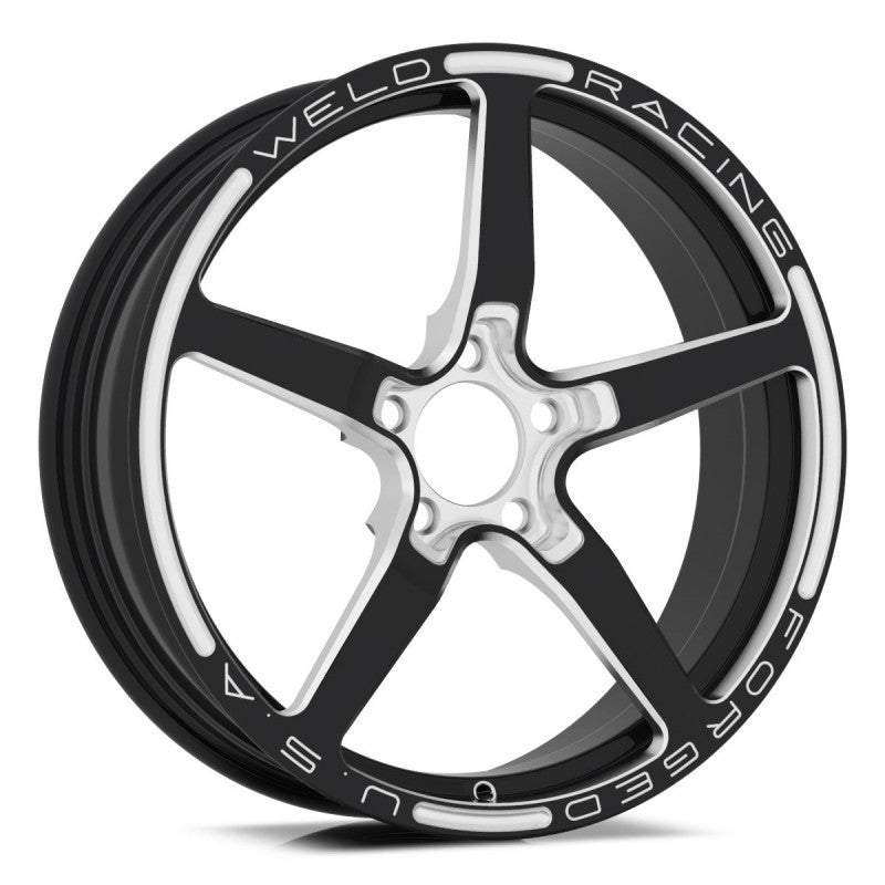 Weld Alumastar 1-Piece 18x6 Black Wheel with 5x115 Bolt Pattern and -20 Offset