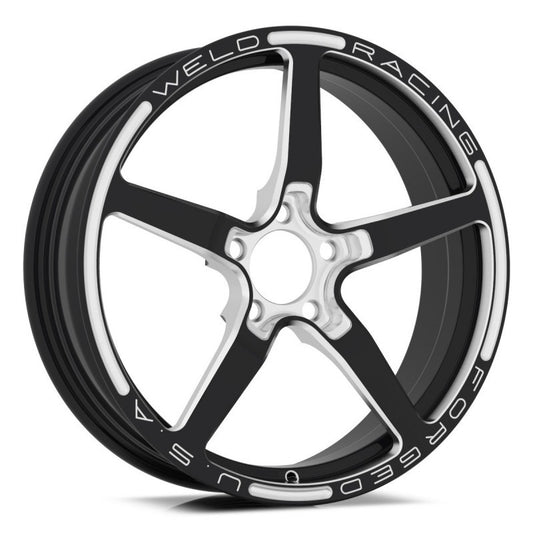 Weld Alumastar 1-Piece 18x6 Black Wheel with 5x115 Bolt Pattern and -20 Offset