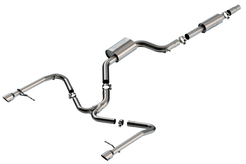 Borla S-Type Cat-Back Exhaust System for 2019-2021 Volkswagen Jetta GLI 2.0L
