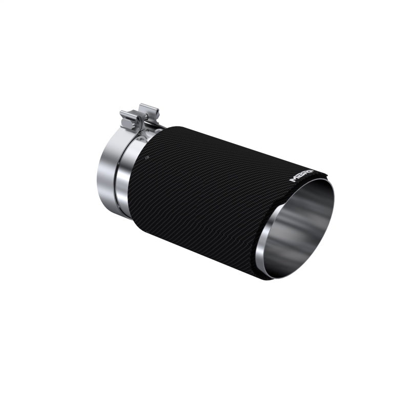MBRP Universal Carbon Fiber Exhaust Tip 6 inch OD / 5 inch Inlet / 12 inch Length - Angle Cut