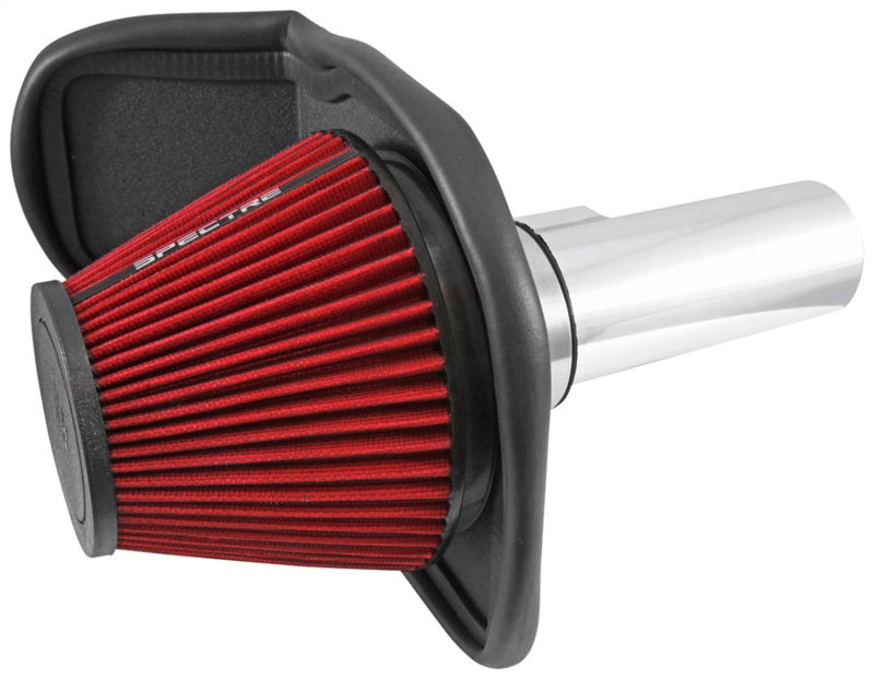 Spectre 9044 Air Intake Kit for Chevrolet Cruze 1.4L - Polished Aluminum with Red Filter