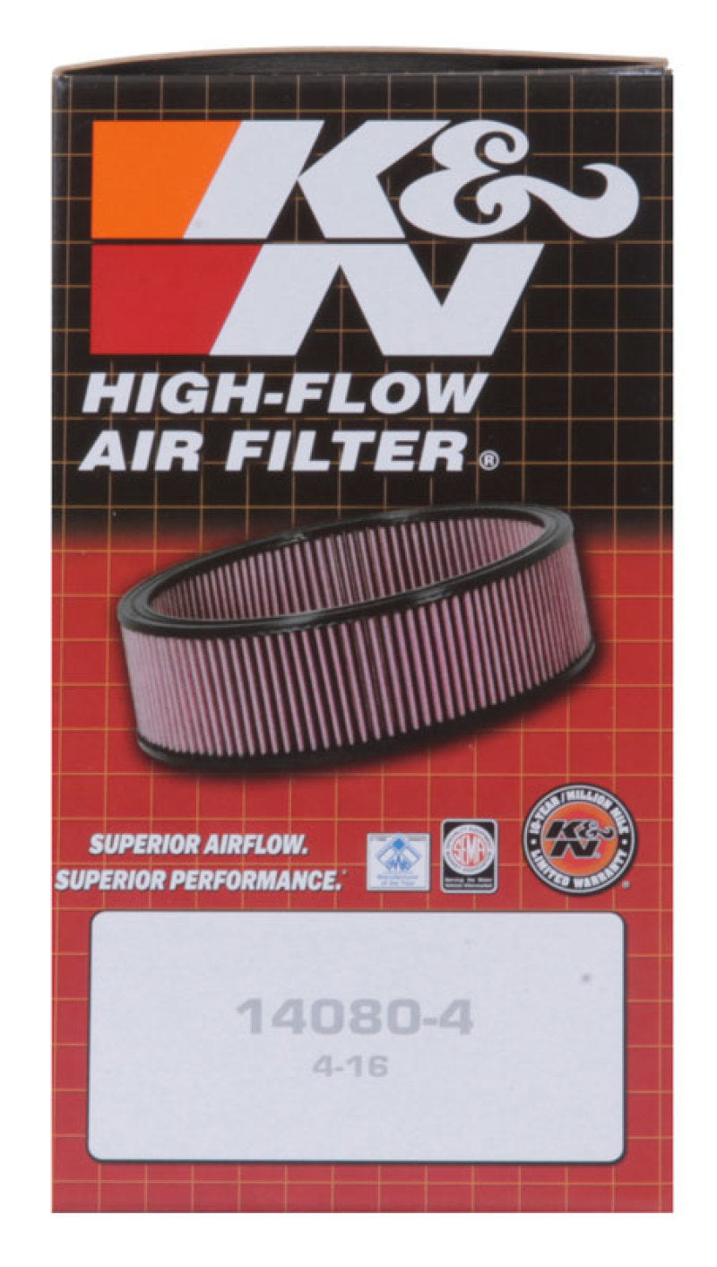 K&N Engineering Custom Round Air Filter Part E-3212 – 5-7/8 Inch OD x 4-7/8 Inch ID x 1.4/5 Inch Height