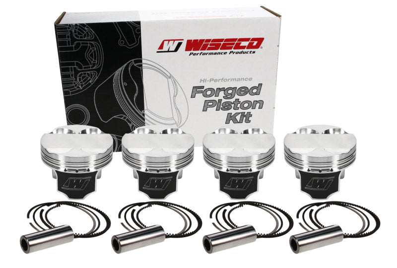 Wiseco K631M865 Acura K20 K24 Flat Top Piston Set – 86.50mm Bore for Honda RSX