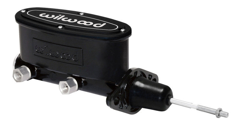Wilwood High Volume Tandem Master Cylinder - 15/16 Inch Bore Black with Pushrod