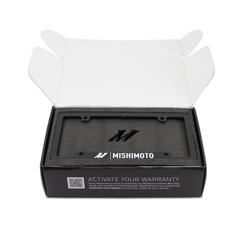 Mishimoto 2011+ Ford F-250/F-350 License Plate Relocation Bracket - Heavy-Duty Steel Mounting Kit