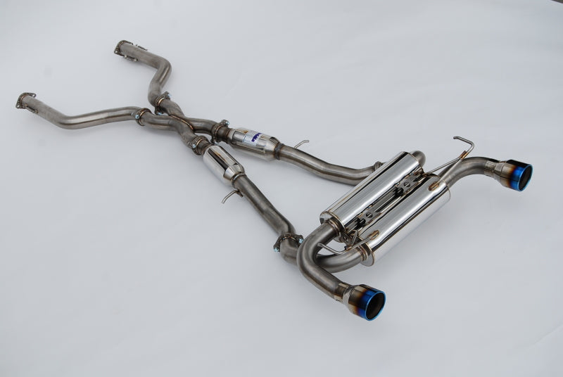 Invidia Gemini 70mm Cat Back Exhaust System for 2022+ Nissan Z with Rolled Titanium Tips