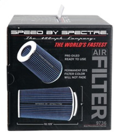 Spectre Adjustable Conical Air Filter 9-1/2 Inches Tall - Fits 3, 3-1/2, and 4 Inch Tubes