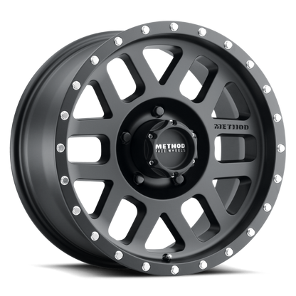 Method MR306 Mesh 17x8.5 Inch Matte Black Wheel with 5x4.5 Bolt Pattern and 83mm Center Bore