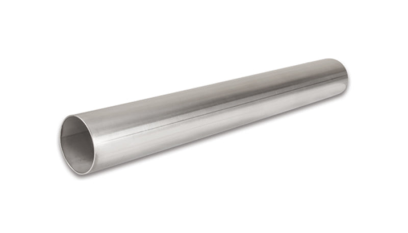 Vibrant 321 Stainless Steel Straight Tubing - 2 Inch OD, 18 Gauge Wall Thickness