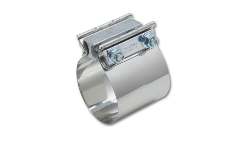 Vibrant Easy Seal Stainless Steel Exhaust Sleeve Clamp for 4-Inch O.D. and Oval Tubing