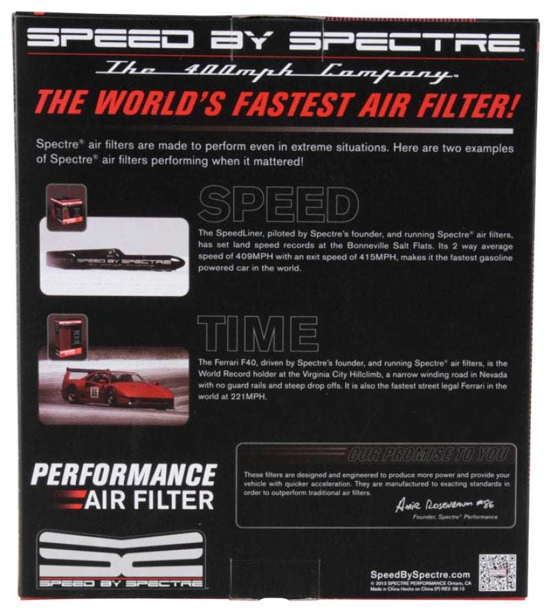Spectre HPR7440 OEM Replacement Panel Air Filter for Nissan Frontier 4.0L V6