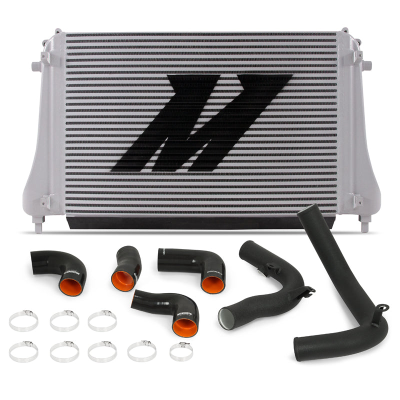 Mishimoto 2015+ VW MK7 Golf TSI / GTI / R Performance Intercooler Kit with Aluminum Pipes (Black)