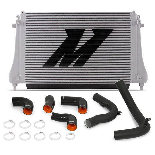 Mishimoto 2015+ VW MK7 Golf TSI / GTI / R Performance Intercooler Kit with Aluminum Pipes (Black)