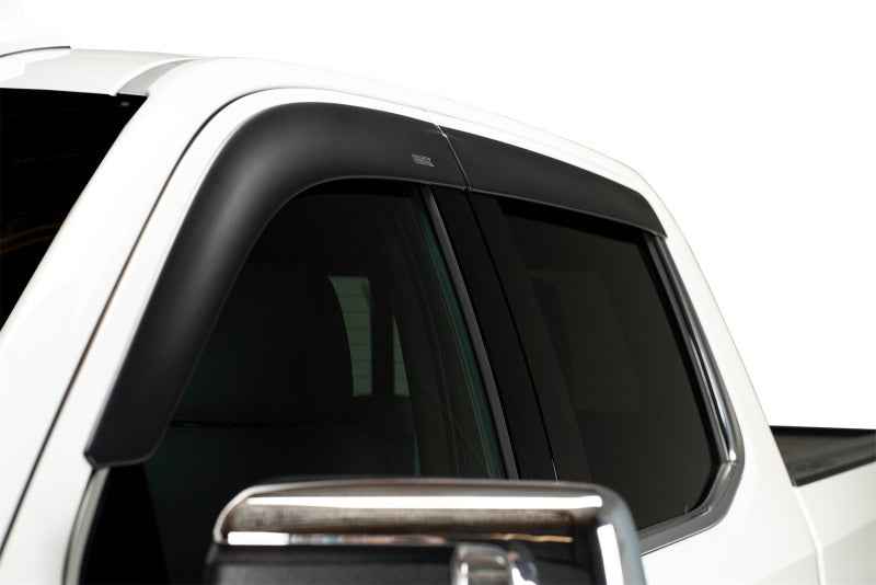 Husky Liners 15-25 Ford F-150 CC & 17-25 F-250/350/450 SD CC Ventvisor Low Pro (4pc) - Matte Blk