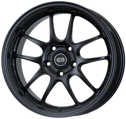Enkei PF01SS 17x9 Matte Black Wheel with 5x114.3 Bolt Pattern and +60 Offset