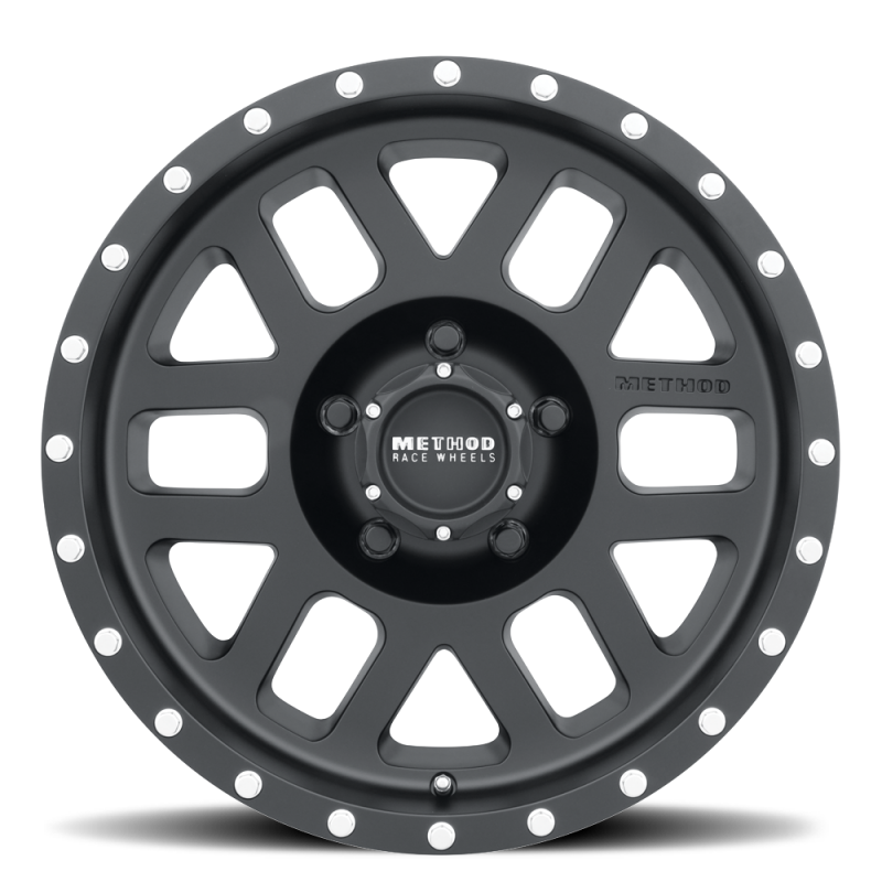 Method MR306 Mesh 17x8.5 Inch Matte Black Wheel with 5x4.5 Bolt Pattern and 83mm Center Bore
