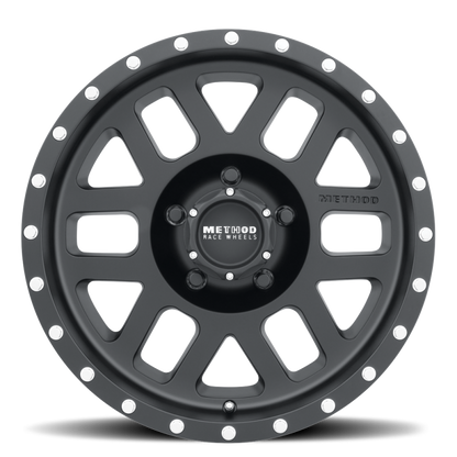 Method MR306 Mesh 17x8.5 Inch Matte Black Wheel with 5x4.5 Bolt Pattern and 83mm Center Bore