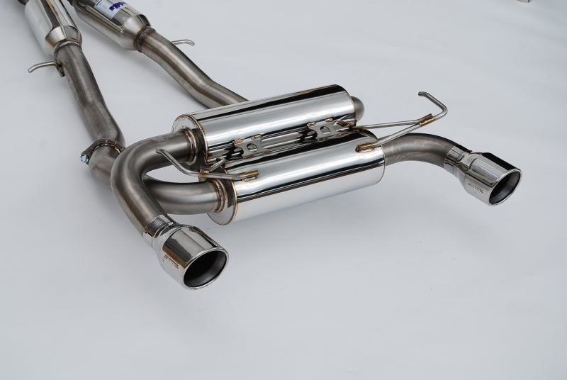 Invidia Gemini 70mm Cat Back Exhaust System for 2022+ Nissan Z with Rolled SS Tips - Part #HS22N4Z7GM1RSL
