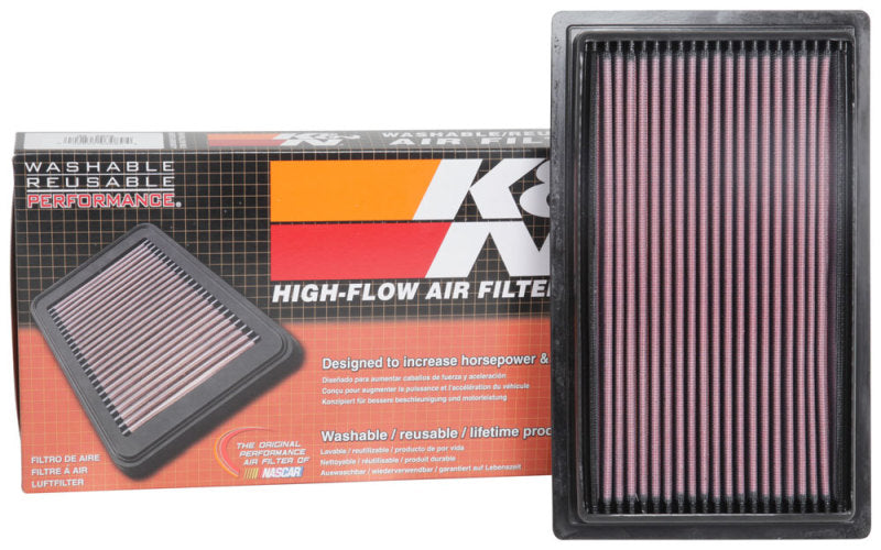 K&N Engineering Part 33-2075 High-Flow Reusable Air Filter for Subaru Vehicles