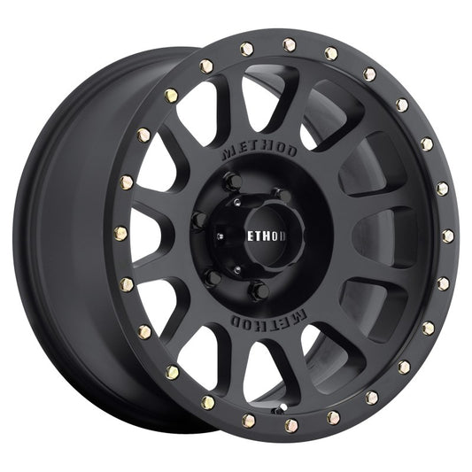 Method MR305 NV 18x9 Inch Matte Black Street Loc Wheel with 6x135 Bolt Pattern and 94mm Hub Bore